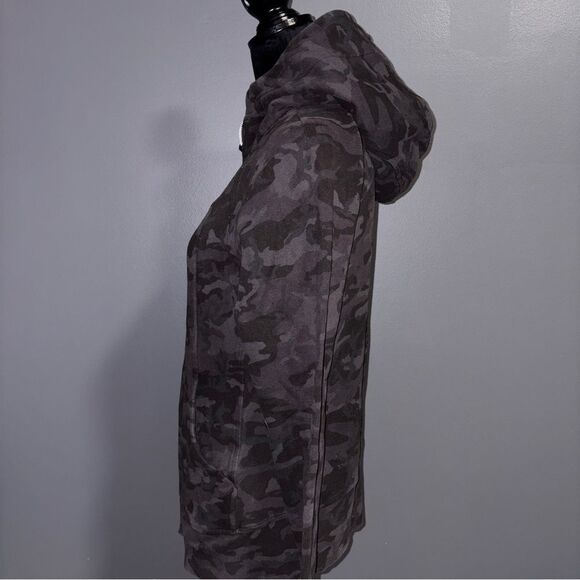 Lululemon Scuba Hoodie Jacket Women's 10 Camouflage Full Zip Light Cotton Fleece - Picture 6 of 12